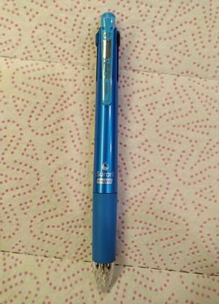 Шариковая ручка zebra multi function surari с черными/красными/синими/зелеными черн. 0,7 мм, мех.кар4 фото