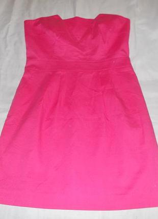 Вихідна малинове плаття – балон з оголеними плечима lindex
