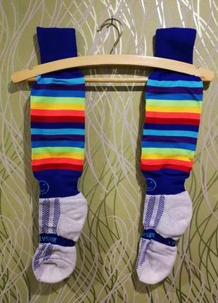 Мужские длинные носки спорт футбол регби хоккей wackysox