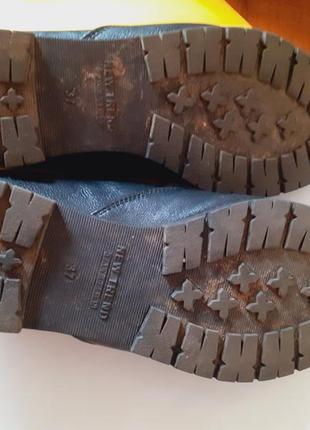 Черные итальянские осенние туфли на шнуровке6 фото