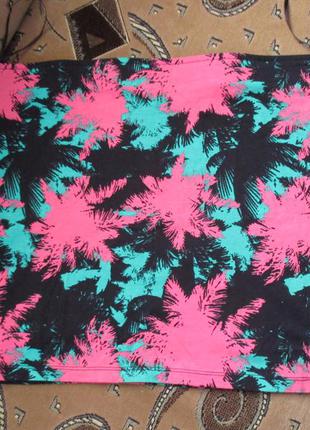 Яркая летняя юбка