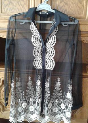 Блузка туреччина прозора