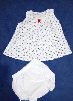 Комплект, платье, платьице, сарафан и трусы, трусики lacky tots
