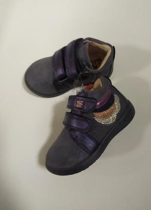 Замшевые ботинки синие garvalin (испания) р. 22