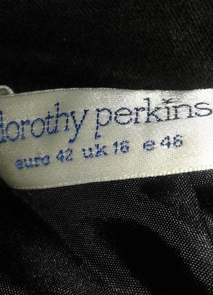 Классная юбка "под замшу" черного цвета, dorothy perkins , размер 16.3 фото