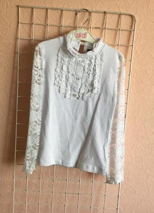 Трикотажная блуза для девочек