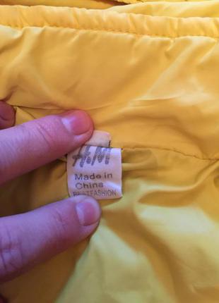 Детский демисезон пуховик h&m 2