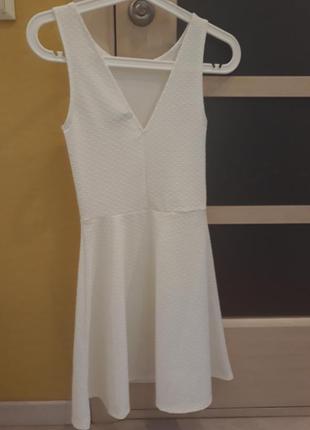 Нежнейшее белое платьице h&m 2