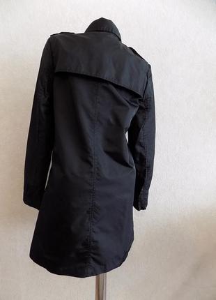 Куртка ветровка плащ черный фирменный pieces размер 46(м)2 фото