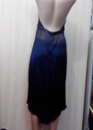 Платье атласное. 3