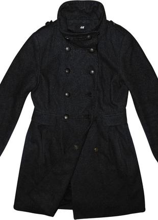 Женское пальто стильное шерстяное женs m (asos burton)