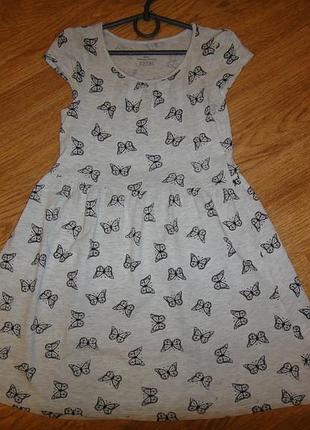 Платье на девочку h&m р. 122-128 (6 - 8 лет) хлопок 100%