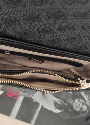 Сумка гесс кроссбоди guess cordelia flap logo оригинал3 фото