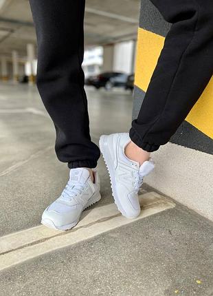 New balance white женские кроссовки нью баланс белые6 фото