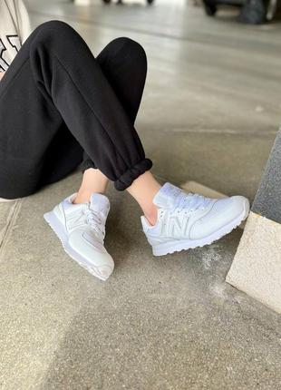 New balance white женские кроссовки нью баланс белые8 фото