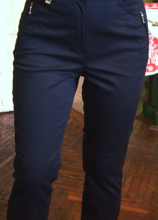 Стильные капри с зывышенной талией anne weyburn, франция качество