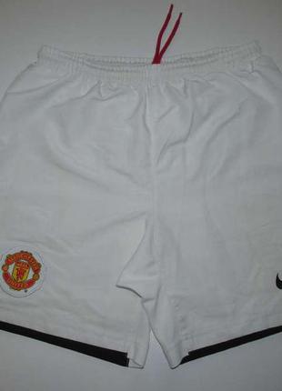 Шорты детские nike dri-fit, manchester united, 128-140, в поясе 29-41 см. как новые!