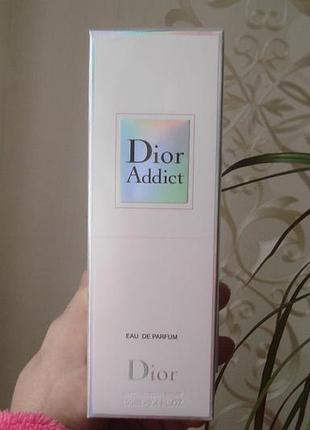 Christian dior addict eau de parfum, 100 мл парфюмиров. вода