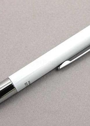 Шариковая ручка стилус zebra wing stylus c1 ballpoint pen - 0.7 mm - white4 фото