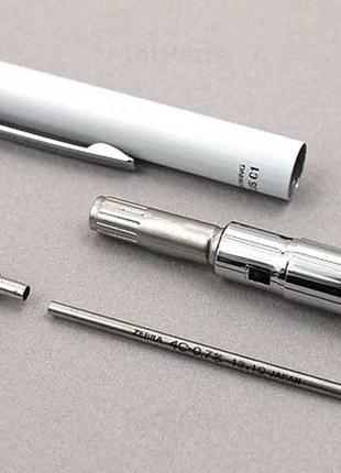 Шариковая ручка стилус zebra wing stylus c1 ballpoint pen - 0.7 mm - white7 фото