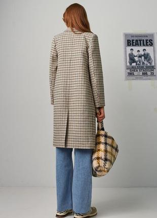 Весеннее женское однобортное пальто на пуговицах , с карманами, фабричный пошив xs, s, m7 фото