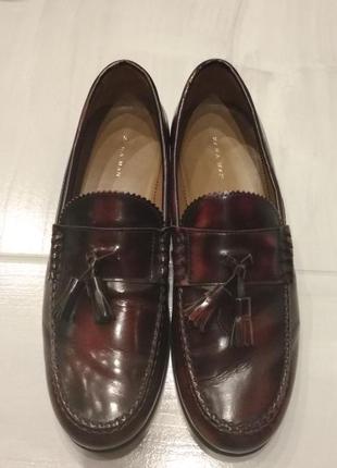 Туфли мужские кожаные лоферы zara man loafers3 фото