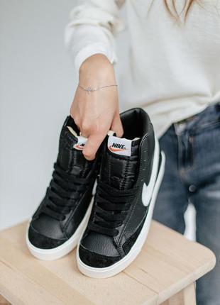 Кросівки blazer mid 77 vintage black sail кроссовки3 фото