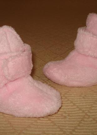 Пинетки kidcap на девочку 6-9 мес.