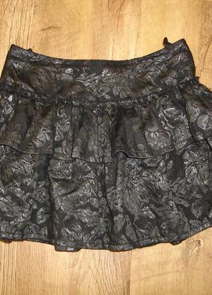 Красива чорна спідниця next на 9-10 років талія регулюється