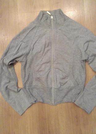 Болеро кофта сріблястого кольору