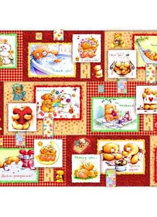 Декупажна карта ведмедики тедді (дп-буму-2068/6538)