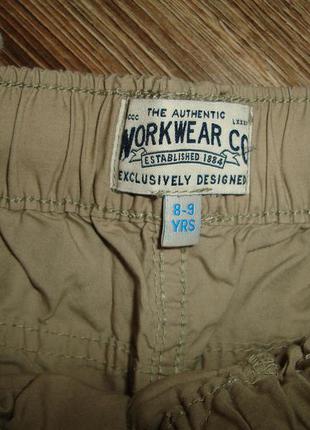 Хлопчатые брюки marks&spencer на 8-9 лет2 фото