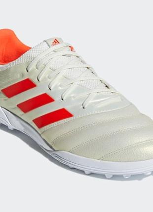 Кеды бутсы белые adidas