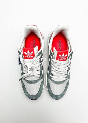 Серые мужские кроссовки adidas zx 500 rm grey10 фото