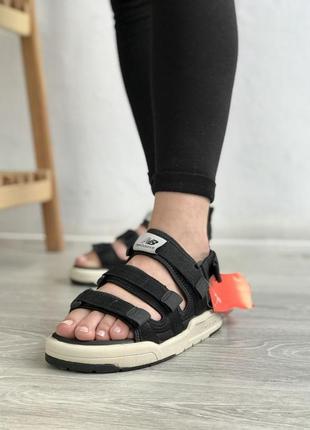 New balance sandals женские летние сандали, черные босоножки нью беланс