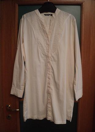 Молочне сукня-сорочка для офісу