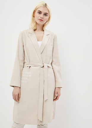 Плащ халат бежевый р.м