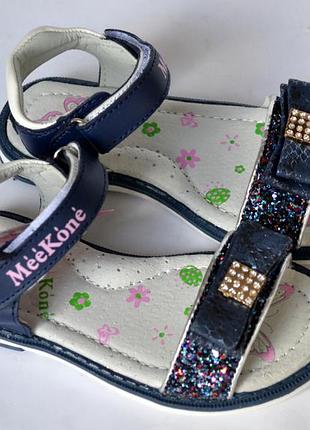 Шкіряні босоніжки для дівчаток meekone 26-31