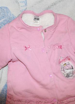 Детская стильная куртка от Caramello ветровка на девочку 8-12м демисезон