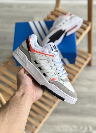 Adidas drop step low жіночі шкіряні низькі кросівки, кеди демисезон світлі