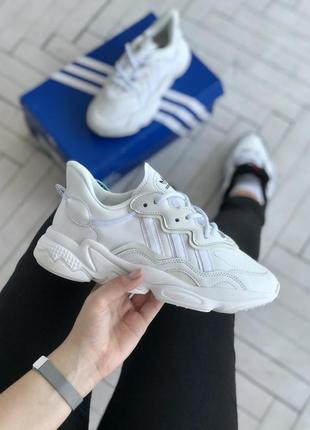 Adidas ozweego женские весенные кроссовки адидас озвиго белые рефлектив