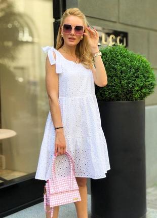 Хлопковое летнее платье