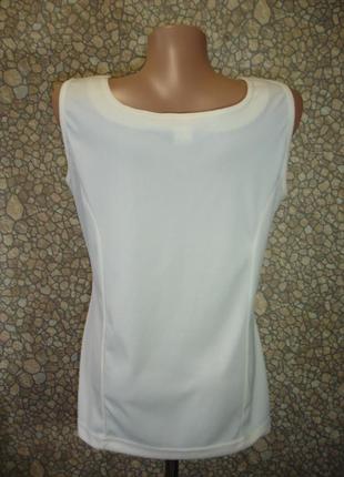 Белая блуза- майка 48 \50 р4 фото