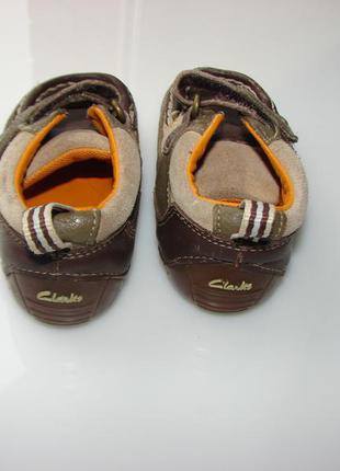 Шкіряні туфлі clarks , р. 4,5 f , наш 20-21, устілка 13,5 см3 фото