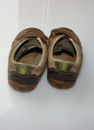 Кожаные туфли, ботинки clarks, р. 6 f, наш 23 , стелька 14,3 см2 фото
