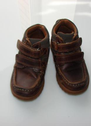 Кожаные ботинки clarks , р. 8, наш 26, стелька 16,5  сделаны во вьетнаме3 фото