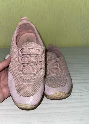 Рожеві кросівки мокасини із сіткою розмір 28
