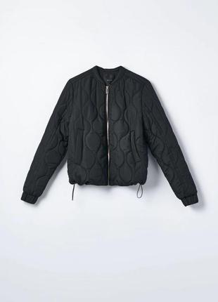 Бомбезна стильна стьогана куртка в стилі zara mohito❤️2 фото