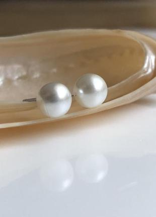Сережки класичні. перлини