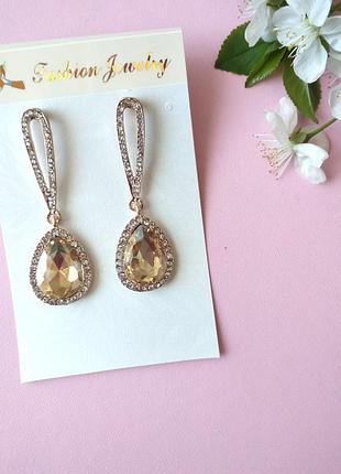 Распродажа! вечерние серёжки (позота)